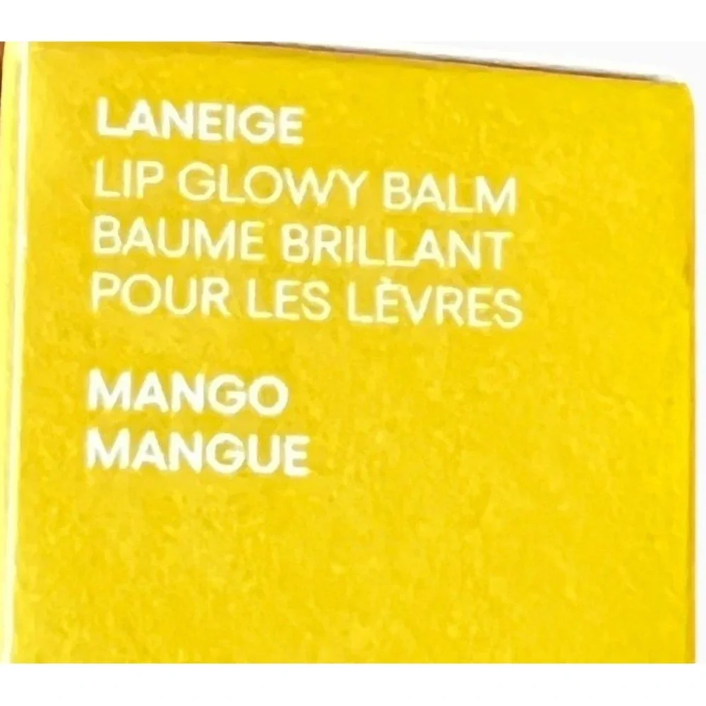 LANEIGE Lip Glowy Balm Mango 0.35 oz 10g Hydrating Gloss Lip Balm New in Box